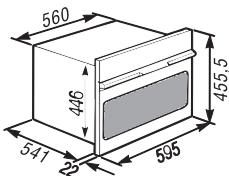 MIELE H4020BM - Cotes d'encastrement - 2