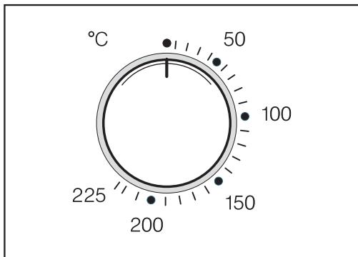MIELE H4020BM - Sélection de la température - 1