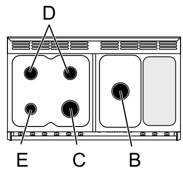 FALCON TXT 110DFGB-EU NOIR - Modification en vue de l'utilisation d'un autre gaz Conversion to another gas - 3