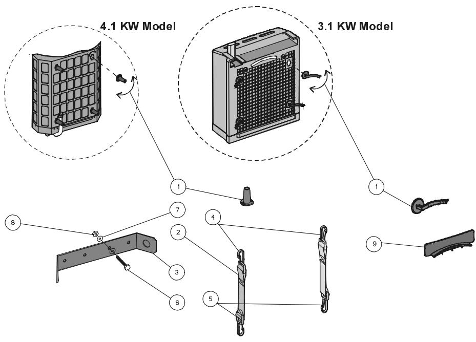 AIRWELL AELIA 2 10 CD - POUR MODELES 4.1 KW - 4