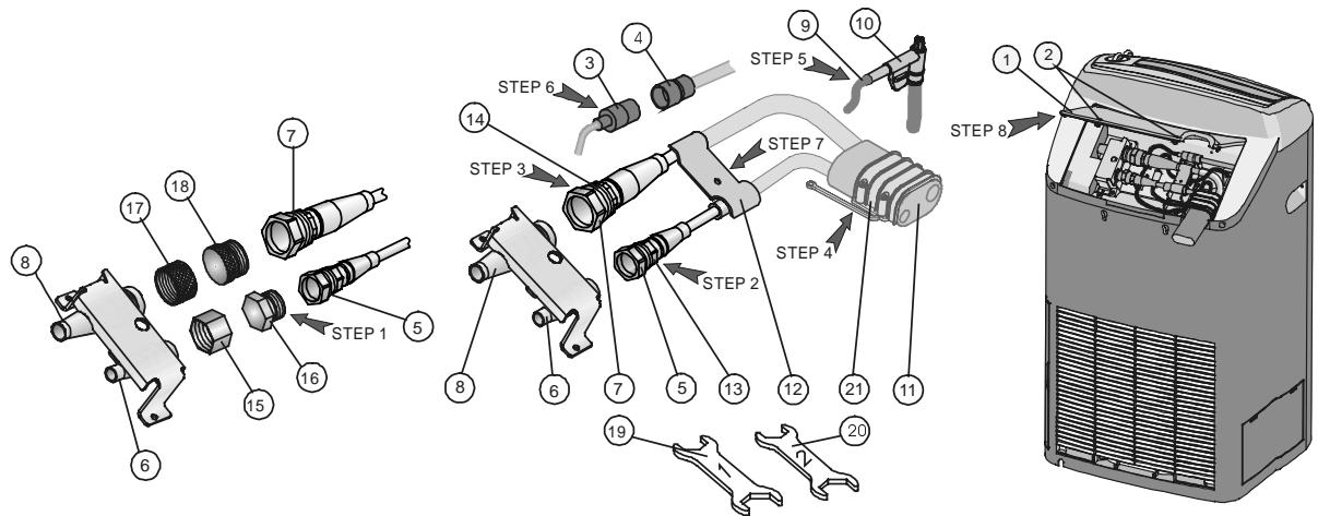 AIRWELL AELIA 2 10 CD - MONTAGE DES UNITS (Voir Figure 12 et 13) - 1