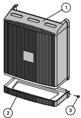 AIRWELL AELIA 2 10 CD - NETTOYAGE DU BASSIN DE CONDENSATION DE L'UNITÉ EXTERIEURE (voir Figures 23 et 24) - 1
