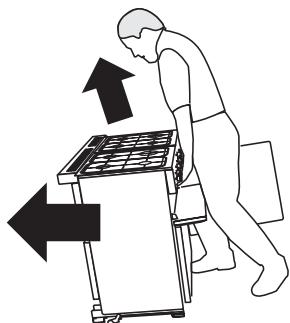 FALCON CLAS9ONGWH/B-EU - Déplacement de la cuisinière - 6