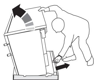 FALCON CLAS9ONGWH/B-EU - Déplacement de la cuisinière - 2