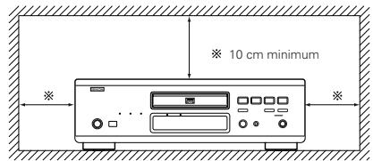 DENON DVD-A11 - PRECAUTIONS D'INSTALLATION - 1