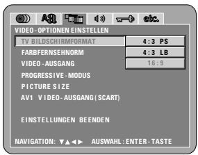 DENON DVD-A11 - 1" angewählt ist - 6