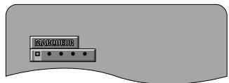 DENON DVD-A11 - Pose de repères (DVD-AUDIO / DVD-VIDEO) - 1