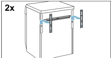 BOSCH WDU28560FF - Retrait des entreprises d'appui verticales - 2