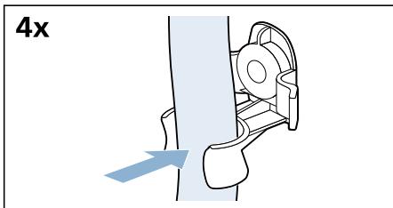 BOSCH WDU28560FF - Installation des securités de transport : - 4