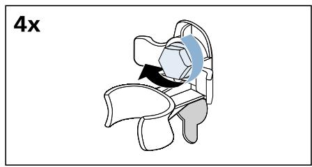 BOSCH WDU28560FF - Installation des securités de transport : - 6