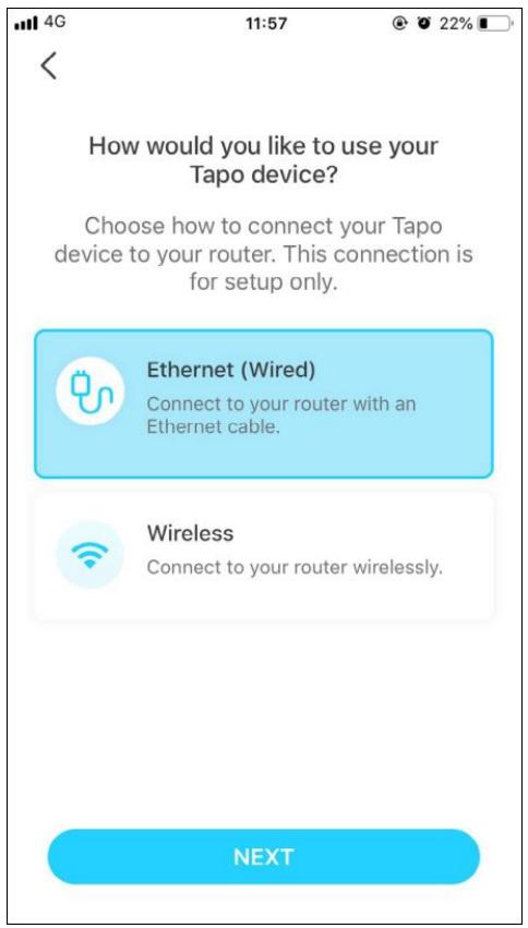 TP-LINK C310 - Étape 4. Configurer la Camera - 1