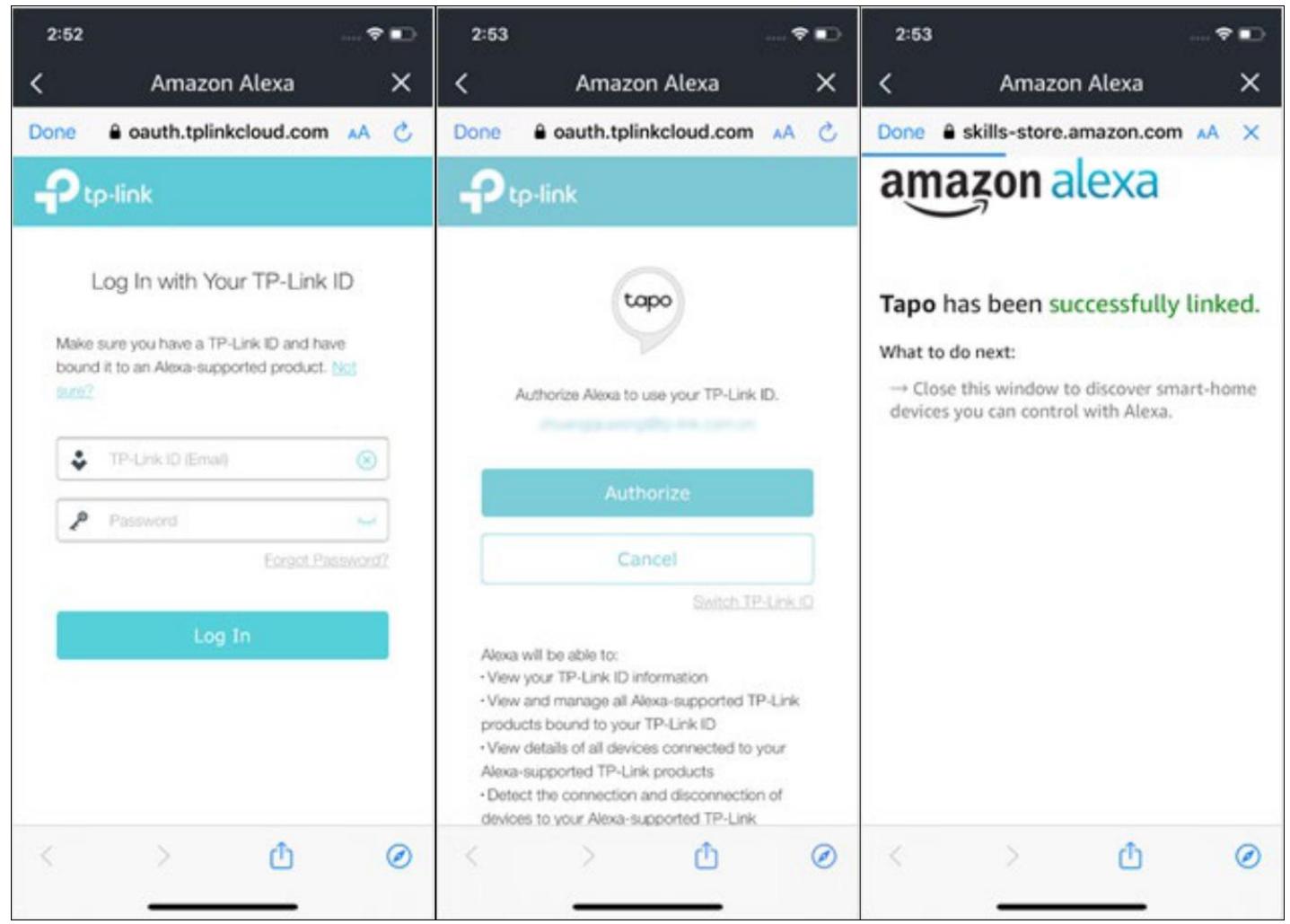 TP-LINK C310 - Comment utiliser Amazon Frustration-Free Setup avec les apparéils Tapo - 4