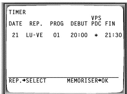 PHILIPS VR220 - Programmer un enregistrement (sans utiliser 'ShowView') - 1