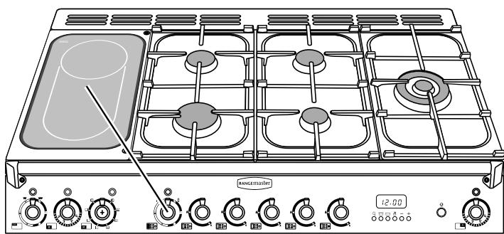 FALCON CDL110DFTP/CEU TAUPE - Table de cuisson vitrocéramique/ Plaque à griller - 1