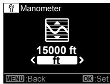 OLYMPUS V104180EE000 - Pour ajuster l'affichage de l'altitude ou de la profondeur d'eau - 2