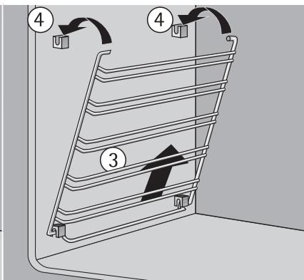 AEG B 81401 4A - Enlever et placer les grilles d'insertion - 2