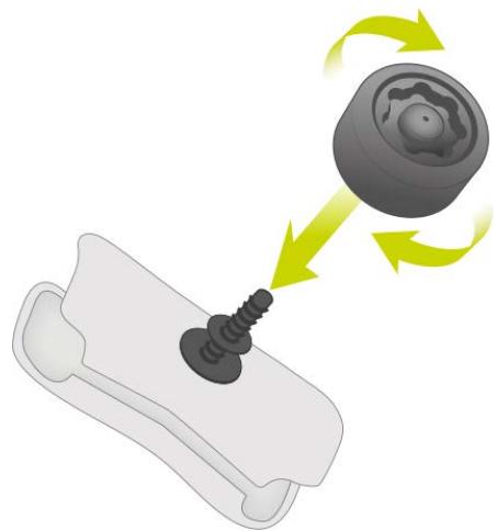 TOMTOM GPSRIDER50 - Fixez le Pin-Lock RAM. - 1
