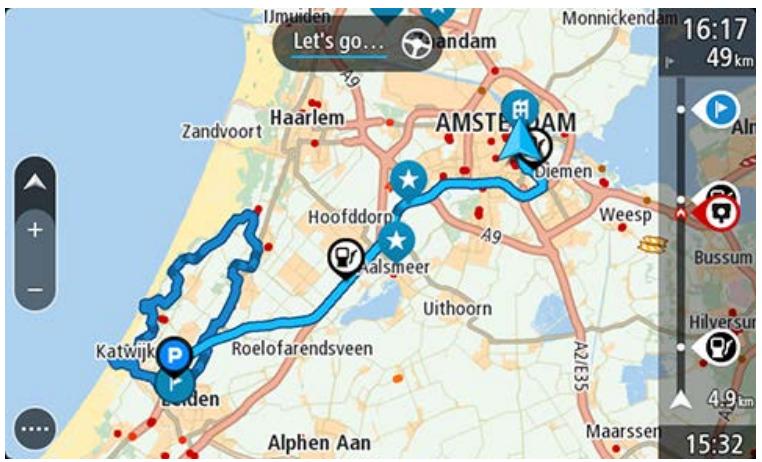 TOMTOM GPSRIDER50 - Choisir où vous voulez commencer un parcours - 3