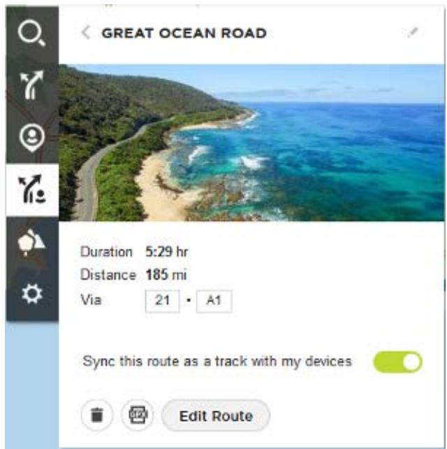 TOMTOM GPSRIDER50 - Envoyer un parcours à votre TomTom Rider à partir de la collection Road Trips - 3