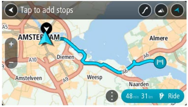 TOMTOM GPSRIDER50 - Planifier un parcours à sensations vers une destination - 4