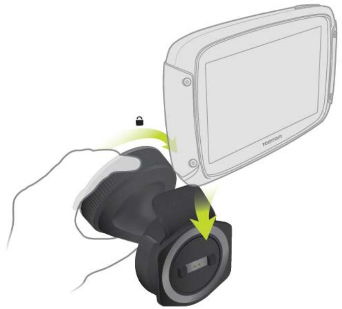 TOMTOM GPSRIDER50 - Installer dans votre voiture - 1