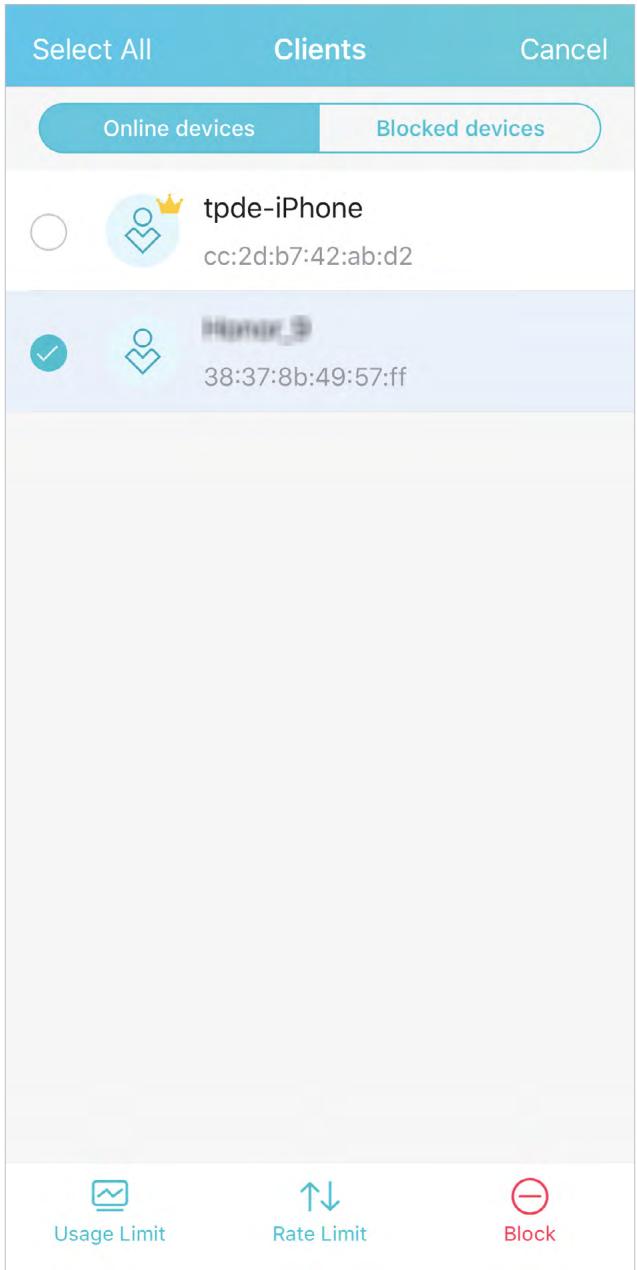 TP-LINK M7010 - Set Usage Limit for Specific Devices - 1