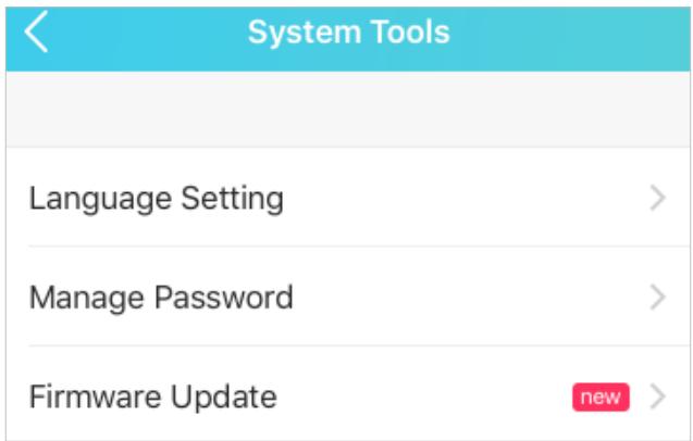 TP-LINK M7010 - - To update the firmware via tpMiFi app - 1