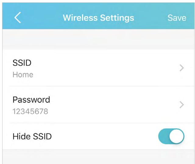 TP-LINK M7010 - To hide the SSID: - 1