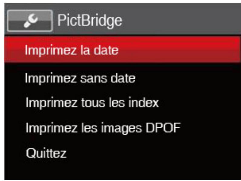 KODAK FZ51 BLACK - Utilisation du menu PictBridge - 1