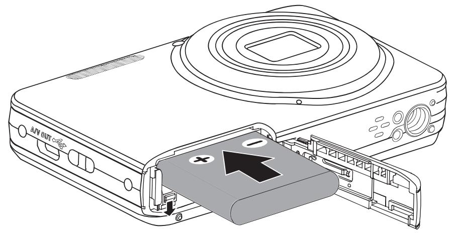 KODAK FZ51 BLACK - Installez la batterie et la carte mémoire - 3