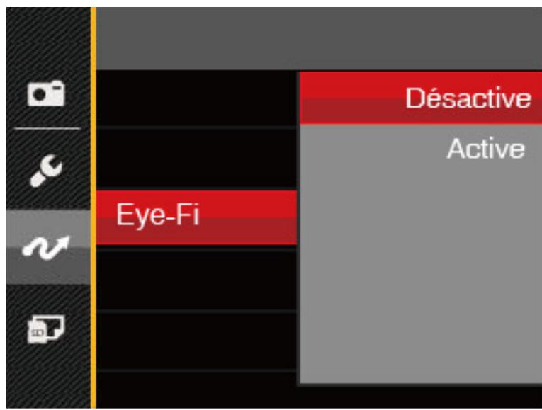 KODAK FZ51 BLACK - Régler le mode de connexion de la carte Eye-Fi SD - 1