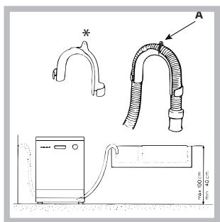 SCHOLTES LVX 12-46 BD-ANTH - Raccord du tuvau d'évacuation de l'eau - 1