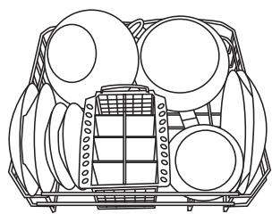 SCHOLTES LVX 12-46 BD-ANTH - Exemples de chargement du panier inférieur - 1