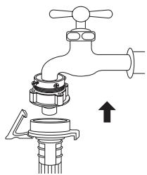 DAEWOO DWC-LDC1422sSC - Cas d'un robinet sans filetage - 5