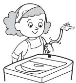 DAEWOO DWC-LDC1422sSC - Raccordement à l'arrivée d'eau - 3