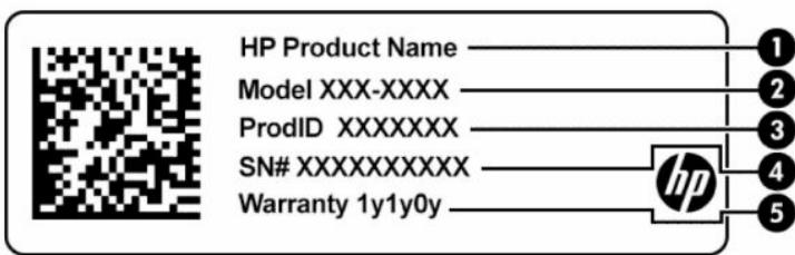 HEWLETT PACKARD 14-ep0o036nf - Étiquettes - 3