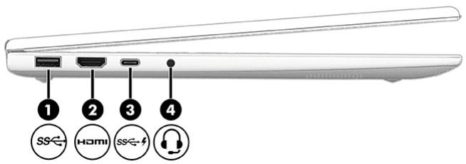 HEWLETT PACKARD 14-ep0o036nf - Côté gauche - 1