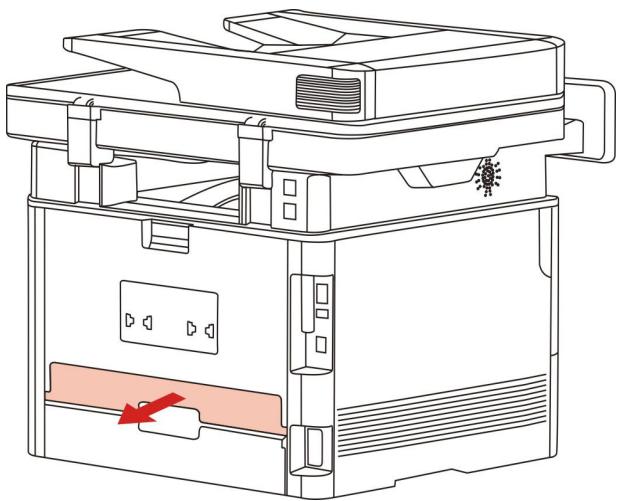 PANTUM M6800FDW - 14.1.3.Bourrage dans l'unité d'impression recto verso - 1