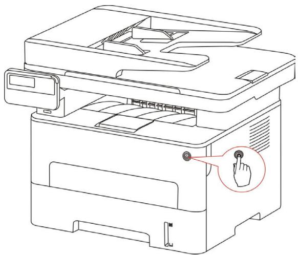 PANTUM M6800FDW - Les étapes de changement de cartouche comme suit: - 1