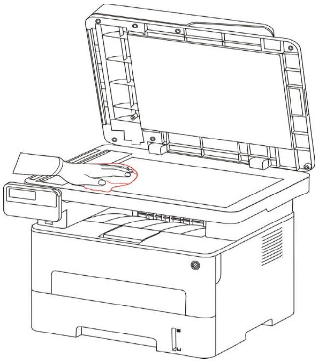 PANTUM M6800FDW - 13.1.Nettoyage de l'imprimante - 3
