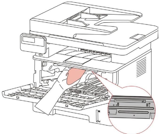 PANTUM M6800FDW - 13.1.Nettoyage de l'imprimante - 7