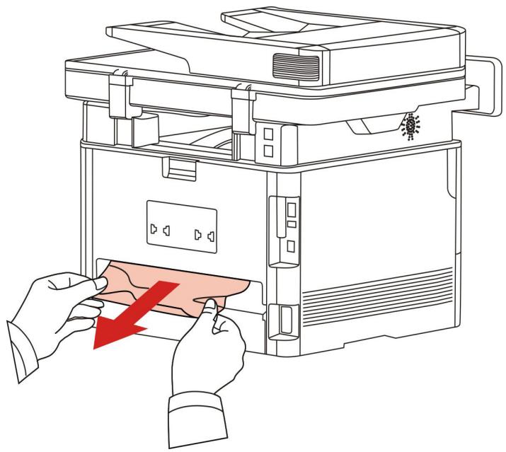 PANTUM M6800FDW - 14.1.3.Bourrage dans l'unité d'impression recto verso - 3
