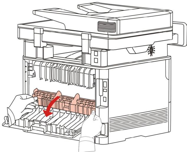 PANTUM M6800FDW - 14.1.2.Bourrage papier dans l'unité de fusion - 5