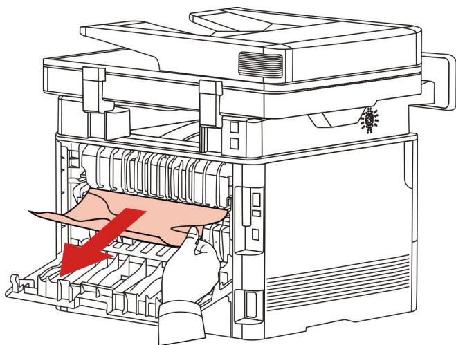 PANTUM M6800FDW - 14.1.2.Bourrage papier dans l'unité de fusion - 6