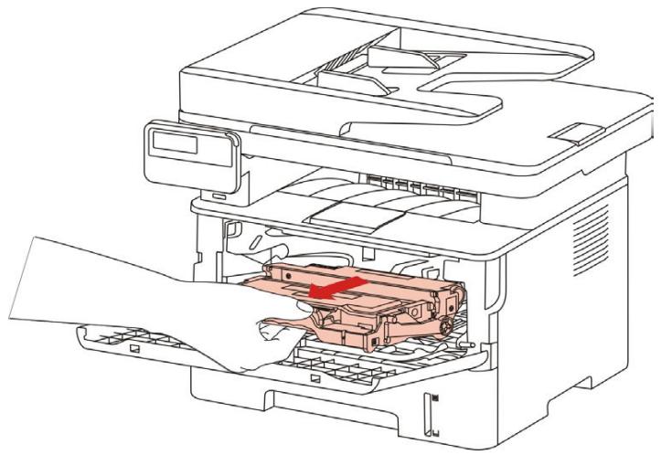 PANTUM M6800FDW - Remplacer le tambour étapes de montage sont les suivantes: - 2