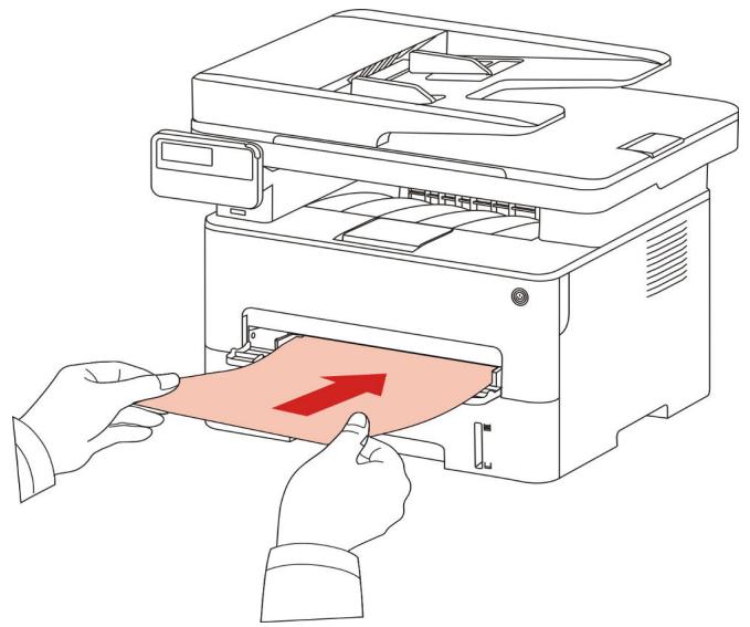 PANTUM M6800FDW - 7.4.2.Impression par la boîte d'alimentation manuelle de papier - 1