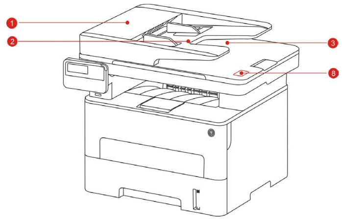 PANTUM M6800FDW - 1.3.Vue du produit - 1