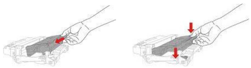 PANTUM M6800FDW - Les étapes de changement de cartouche comme suit: - 6