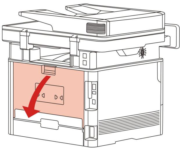 PANTUM M6800FDW - 14.1.2.Bourrage papier dans l'unité de fusion - 4