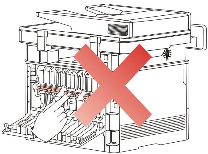 PANTUM M6800FDW - 14.1.2.Bourrage papier dans l'unité de fusion - 2